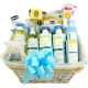 Maxicanastilla de bebé para un baño relajante con productos Klorane