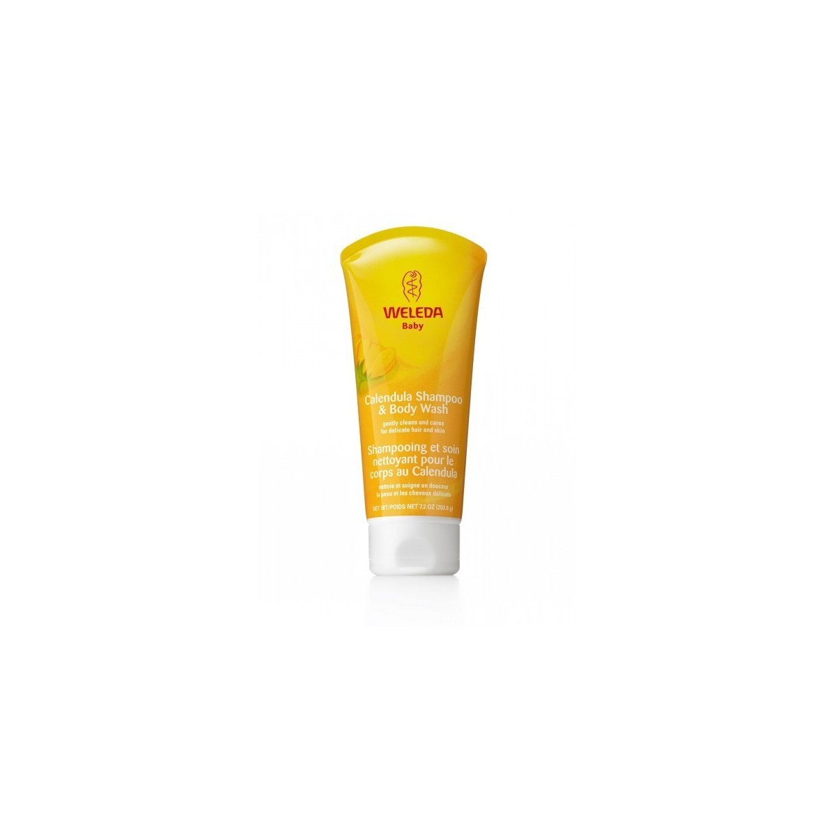 Gel y Champú para Baño a la Caléndula Weleda 200 mL